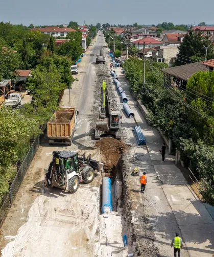 Sakarya Akyazı'da 100 kilometrelik altyapı yenilenecek