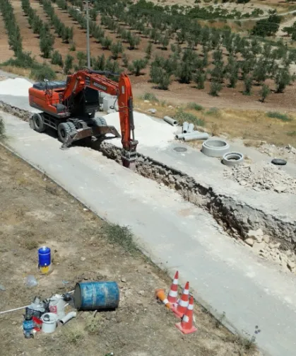 ŞUSKİ'den Bozova'ya güçlü kanalizasyon yatırımı