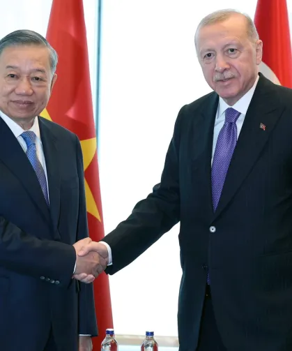 Cumhurbaşkanı Erdoğan, Vietnam Devlet Başkanı ile görüştü
