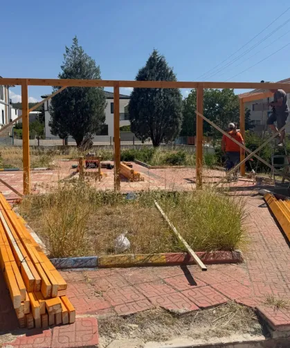 Keşan'da merhum Vahit Ersöz'ün anısına açık hava anasınıfı projesi