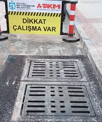 Kocaeli'de yol bakım çalışmaları sürüyor