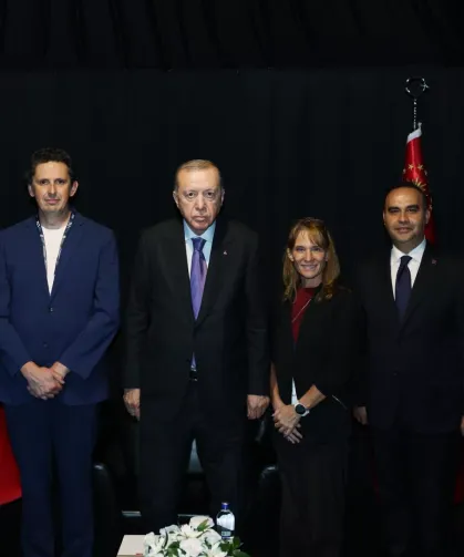 Cumhurbaşkanı Erdoğan, SpaceX yöneticilerini kabul etti