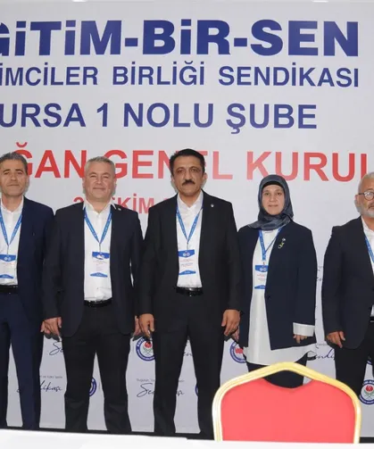 Eğitim-Bir-Sen Bursa'da Adil Yazıcıoğlu dönemi