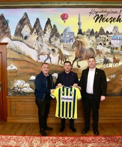 Fenerbahçe heyetinden Nevşehir Belediyesi'ne anlamlı ziyaret