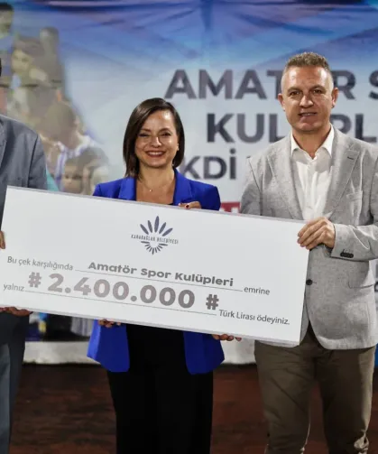 Karabağlar'da amatör spora 2,4 milyon TL destek