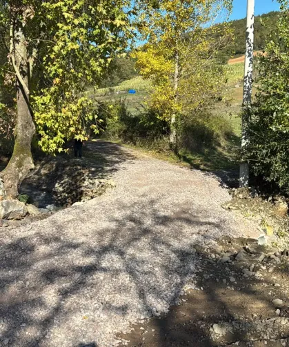 Kocaeli'de selin kapattığı köy yolu ulaşıma açıldı