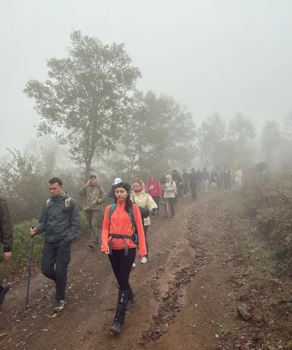 Mysia Yolları'nda Cumhuriyet Bayramı yürüyüşü