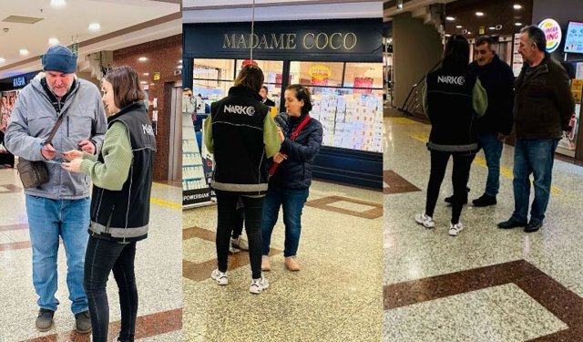 EREĞLİ'DE AVM'DE BİN 300 KİŞİYE DAĞITILDI...