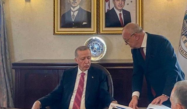 Başkan Ergün, Cumhurbaşkanı Erdoğan’a dev projeleri aktardı