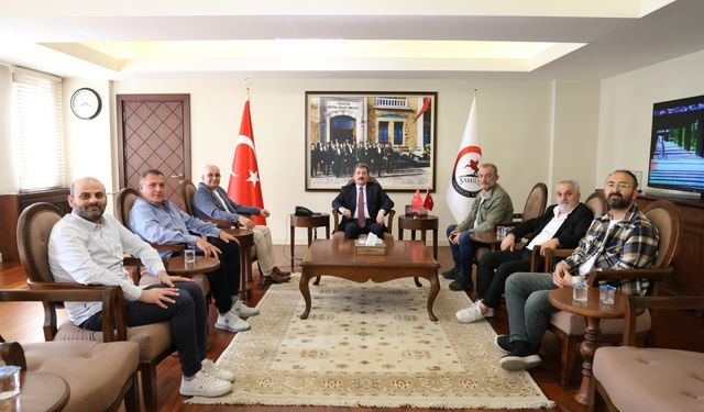 Samsun Valisi Tavlı'ya TSYD'den ziyaret