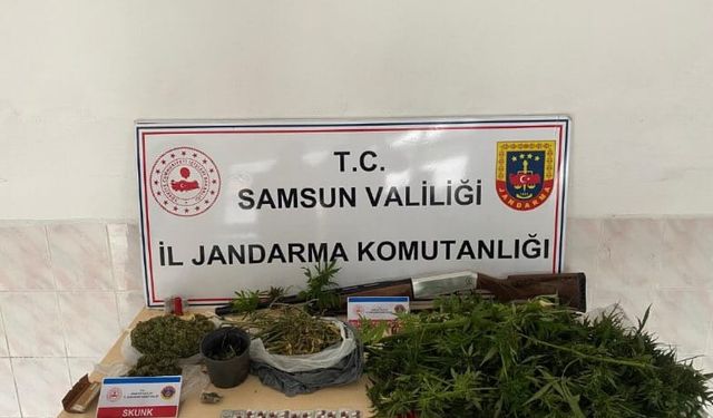 Samsun'da uyuşturucu operasyonunda bir şüpheli tutuklandı