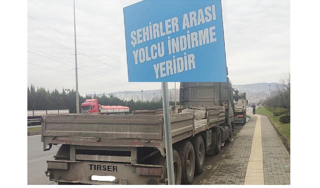 İNDİRME YERİ DEĞİL TIR PARKI