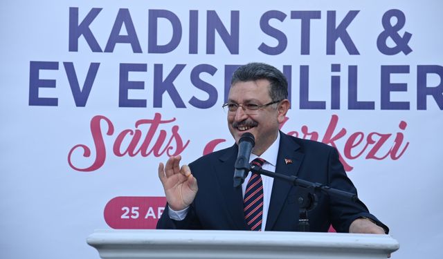 Trabzon'da "Kadın STK ve Ev Eksenliler Satış Merkezi" açıldı