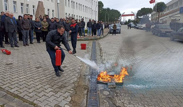 'YANGIN BİLİNCİ' ANLATILDI