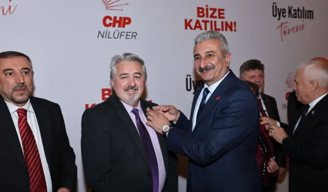 Bursa Nilüfer’de CHP'ye 450 yeni üye