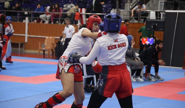 Ordu'da düzenlenen Türkiye Okul Sporları Gençler Kick Boks Şampiyonası sona erdi