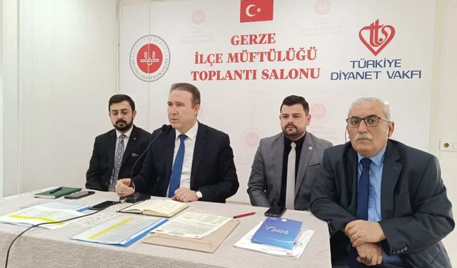 Gerze İlçe Müftülüğünde aylık değerlendirme toplantısı yapıldı