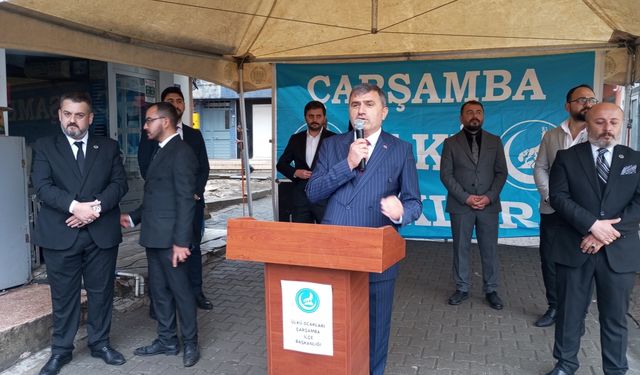 Çarşamba Ülkü Ocakları'nın yeni hizmet binası açıldı