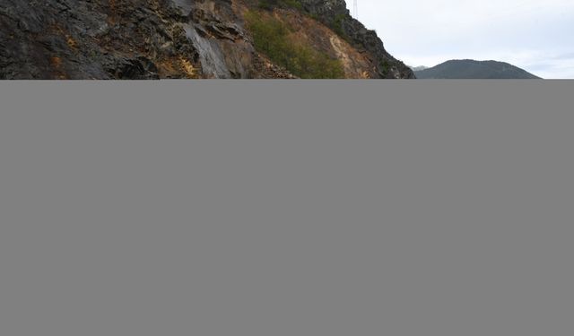Heyelan nedeniyle kapanan Gümüşhane-Giresun kara yolu ulaşıma açıldı
