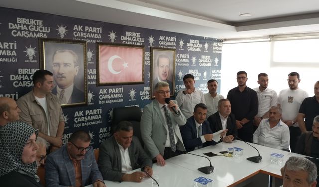 AK Parti Çarşamba İlçe Başkanlığınca bayramlaşma programı düzenlendi