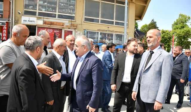 AK Parti Ladik İlçe Başkanlığında bayramlaşma düzenlendi