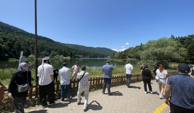 Gölcük Tabiat Parkı hafta sonu ziyaretçilerini ağırladı