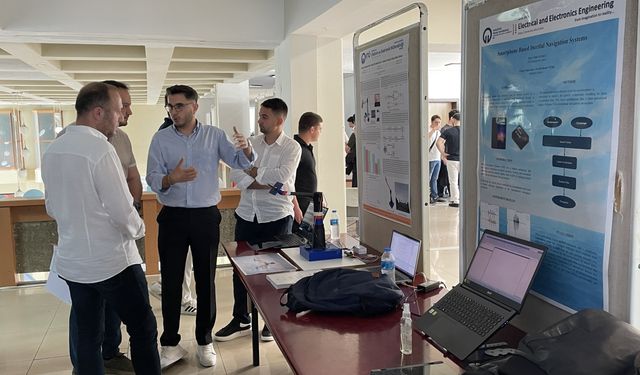 KTÜ öğrencileri "Düşünden Gerçeğe Bitirme Projesi Sergisi"nde tezlerini tanıttı