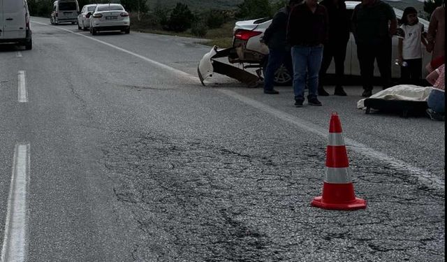 Tokat'ta iki otomobilin çarpıştığı kazada 2 kişi yaralandı