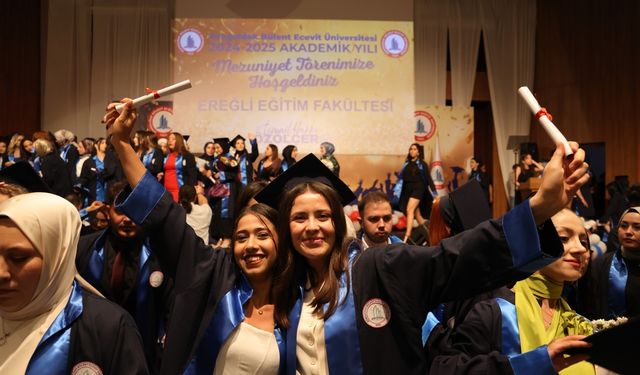 EREĞLİ'DE MEZUNİYET COŞKUSU