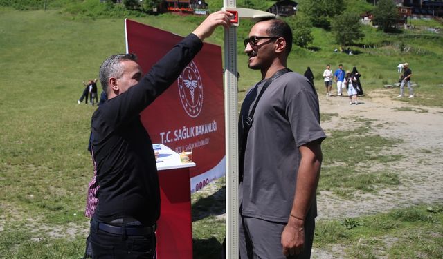 Ayder Yaylası'nda "İdeal Kilonu Öğren Sağlıklı Yaşa" etkinliği düzenlendi