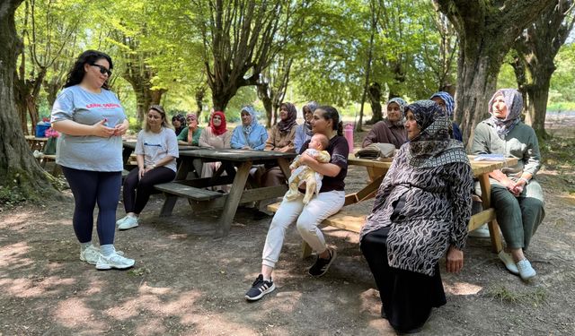 Bartın'da fizyoterapi hizmeti alanlar doğada "şifa" buluyor