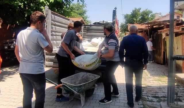 Çorum'da Filistin halkı yararına vatandaşlardan buğday toplandı