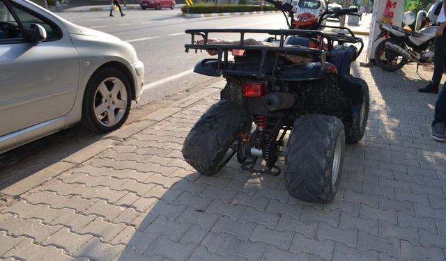 Çorum'da otomobille çarpışan ATV'nin sürücüsü yaralandı