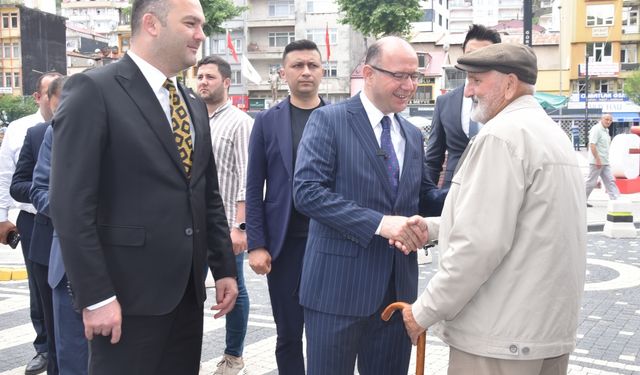 Giresun Valisi Serdengeçti Görele ilçesini ziyaret etti
