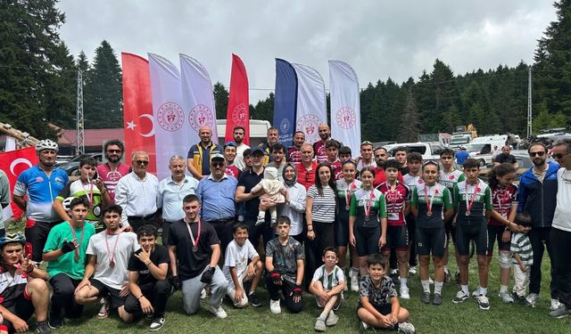 Kulakkaya yaylasında bisiklet etkinliği düzenlendi