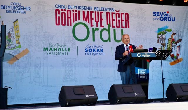 Ordu'nun en güzel mahalle, sokak ve balkonları belirlendi
