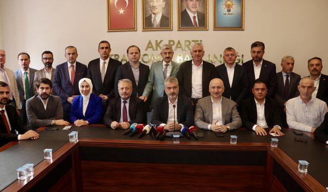 TBMM Bayındırlık, İmar, Ulaştırma ve Turizm Komisyonu Başkanı Karaismailoğlu, Trabzon'da konuştu: