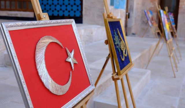 TOGÜ’de "Tasarım bölümleri öğrenci karma filografi ve resim sergisi" açıldı