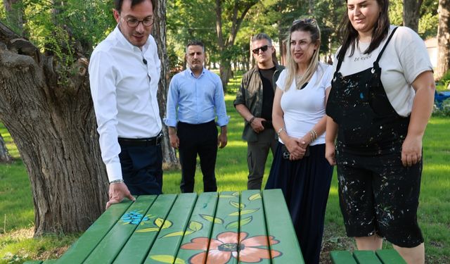 Tokat'ta bulunan Gümenek Mesire Alanı'nda çalışmalar sürüyor