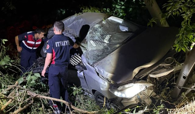 Tokat'ta tarlaya devrilen otomobildeki 6 kişi yaralandı
