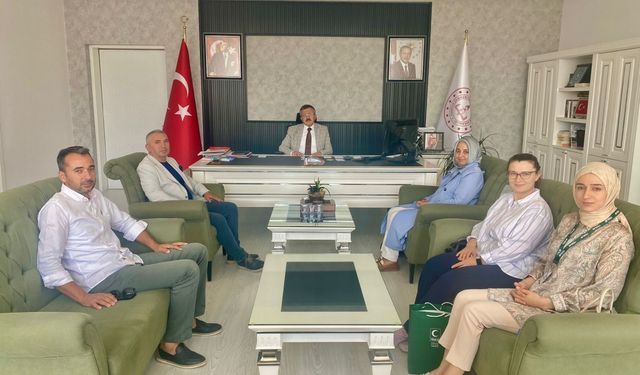 Yeşilay Tokat Şube Başkanı Ateş ziyaretlerde bulundu