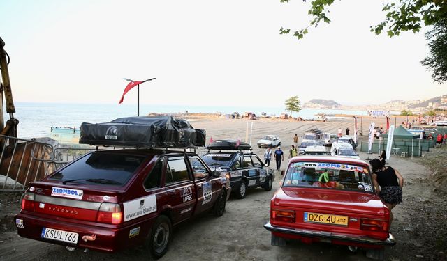 "Zlombol Rallisi"nin son durağı Giresun oldu