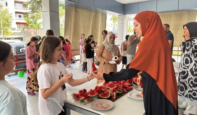 Bafra Gençlik Merkezi'nde Kur'an kursu öğrencileri için etkinlik