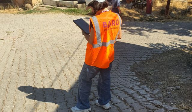 Bartın Üniversitesi'nden Sındırgı'daki hasar tespit çalışmalarına destek