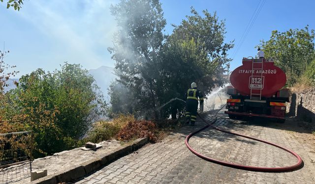 Bartın'da ağaçlık alanda çıkan yangın söndürüldü