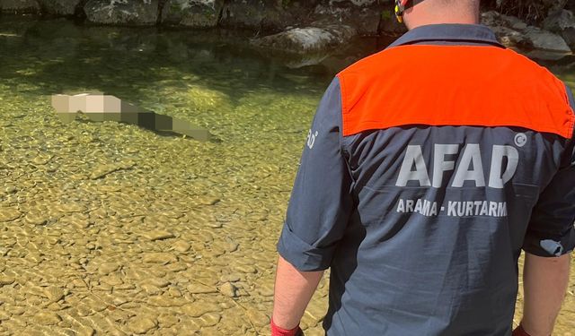 DERE YATAĞINDA ÖLÜ BULUNDU