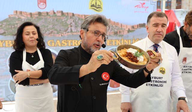 Bayburt'un lezzetleri gastronomi etkinliğinde tanıtıldı