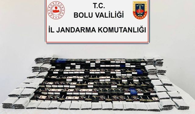 Bolu'da 14 bin 780 makaron ele geçirildi