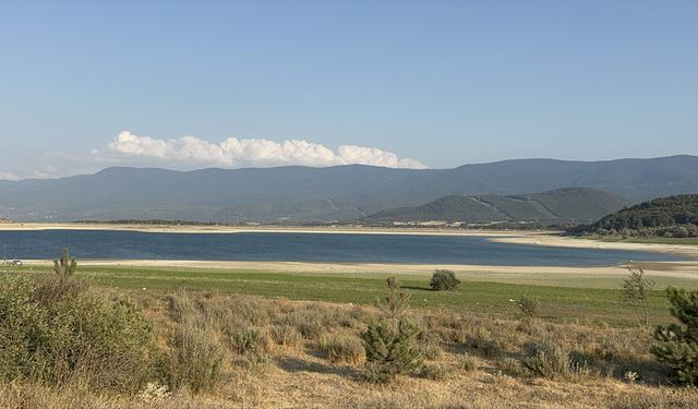Bolu'daki Gölköy Baraj Gölü'nde su seviyesi yüzde 28'e düştü