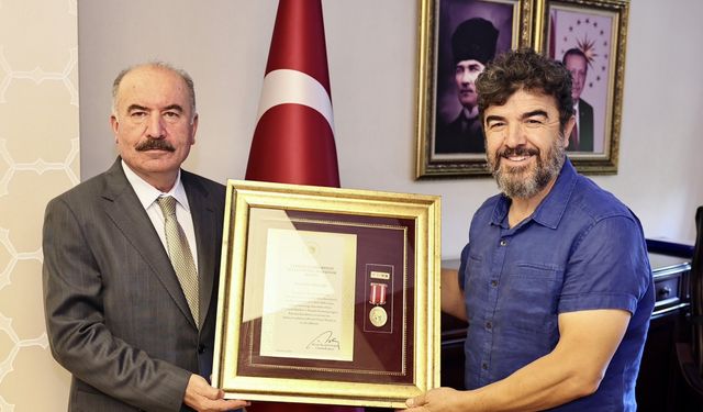 Çorum'da 15 Temmuz gazisine Devlet Övünç Madalyası ve Beratı verildi